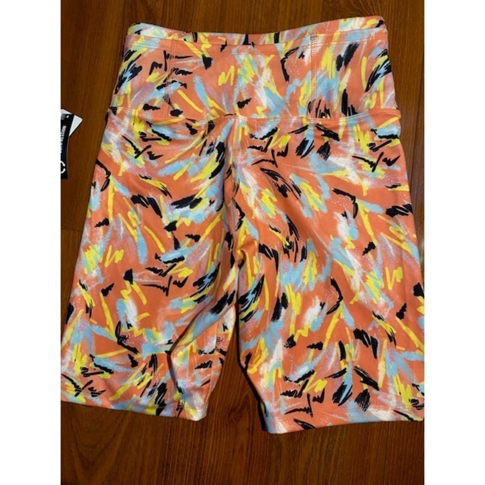 Nanette Lepore Play‎ Compression Shorts Colorful Abstract Womens Small NWT